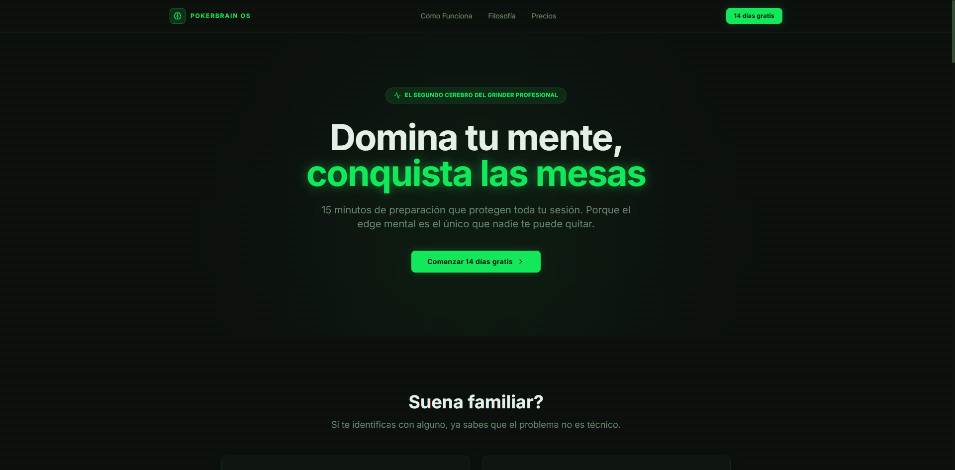 PokerBrain OS - El Segundo Cerebro del Grinder - 1